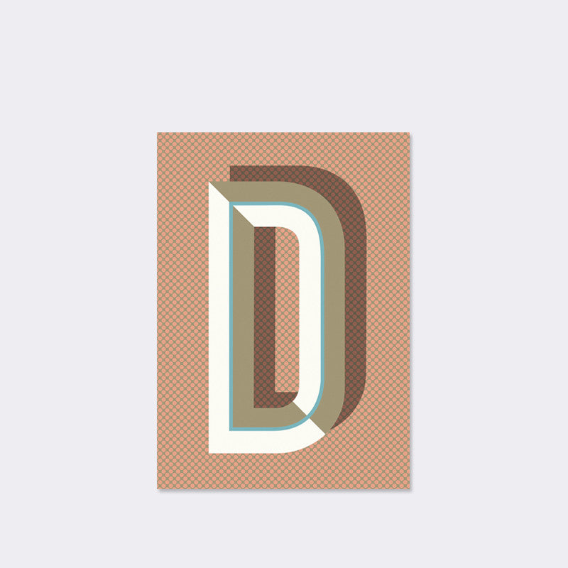 Bau Deco Notebook - Various Letters
