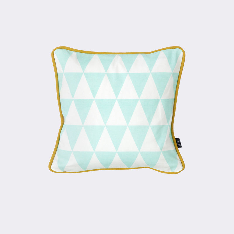 Little Geometry Cushion - Mint