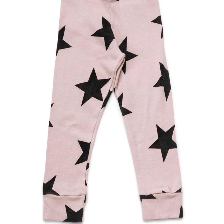 Star Leggings - Powder Pink