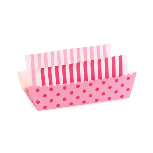 Baking Trays - Pink Floss Spots
