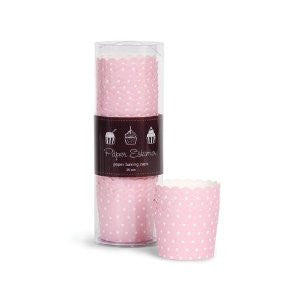 Baking Cups - Pink White Spots