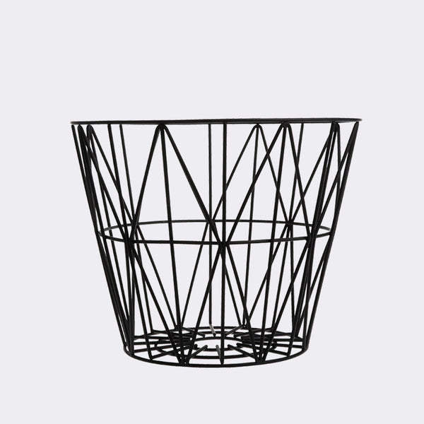 Wire Basket - Medium - Black